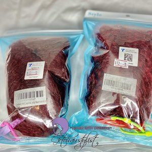 Synthetic Afro Bun Dark Burgundy
